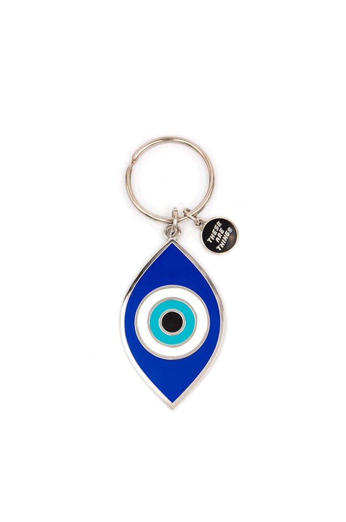 Evil Eye Enamel Keychain - Noctex - These Are Things Faire Keychains