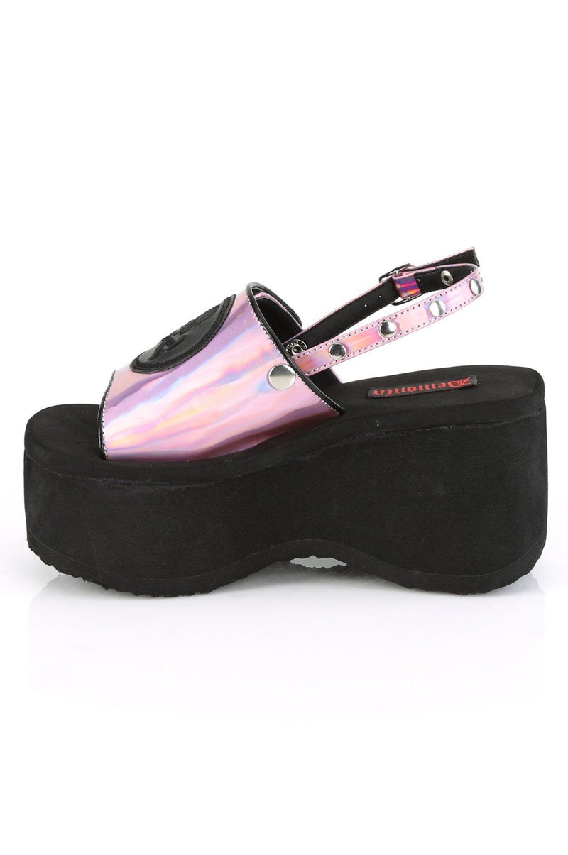 Slingback Skull Sandals [Size 6/7] - Noctex - DEMONIA 7, boots, demonia, FIND, goth, gothic, punk, sale, sale20, SANDALS, Vegan, wintersale, y2k, y2k fashion FOOTWEAR