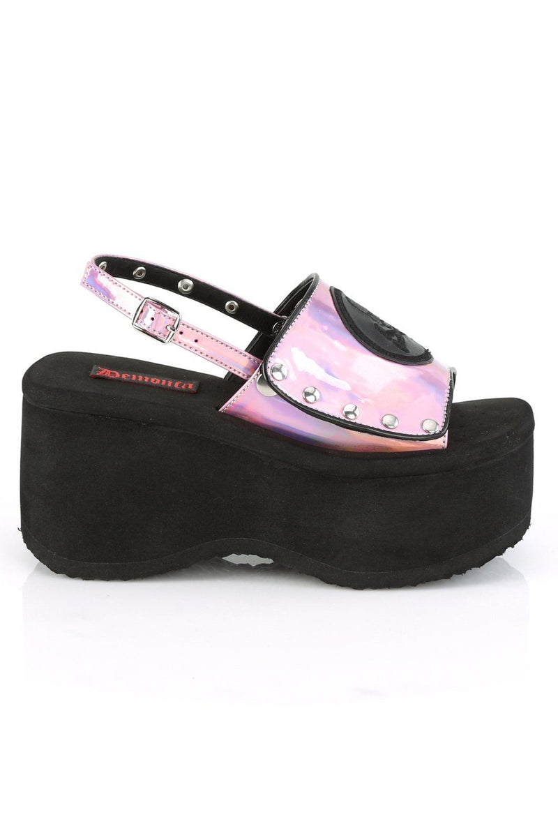 Slingback Skull Sandals [Size 6/7] - Noctex - DEMONIA 7, boots, demonia, FIND, goth, gothic, punk, sale, sale20, SANDALS, Vegan, wintersale, y2k, y2k fashion FOOTWEAR