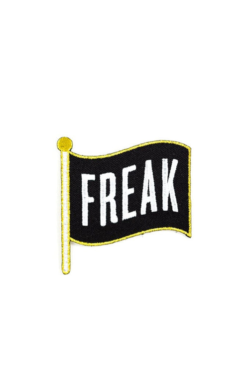 Freak Flag Embroidered Iron-On Patch (2.5" wide) - Noctex - These Are Things Faire Patches