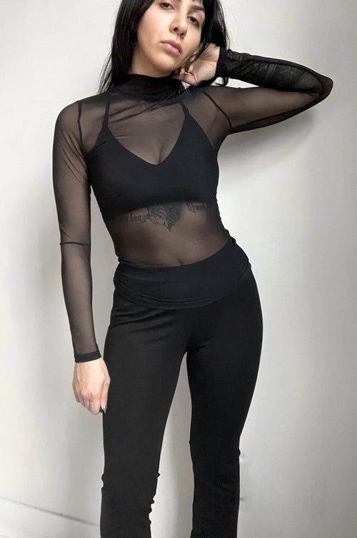 DANNI Longsleeve - Noctex - NLT Black, Faire, FIND, goth aesthetic, handmade, LARGE, long sleeve, longsleeve, made in la, made in los angeles, made in usa, Made in USA/Canada, MEDIUM, new, SM