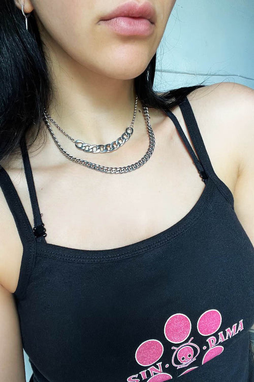 Idris Chain Necklace - Noctex - NOCTEX punk, unisex Necklace