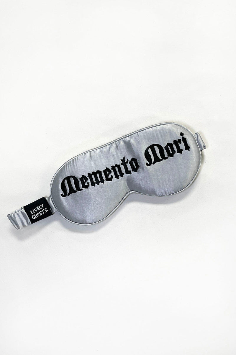 Memento Mori | Silk Sleep Mask Sleep Mask Lively Ghosts 