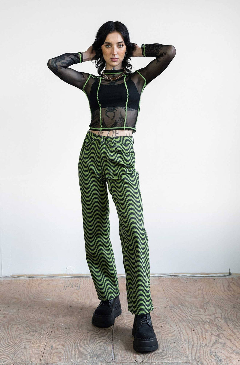 Sabrina Mesh Top Longsleeves NOCTEX 