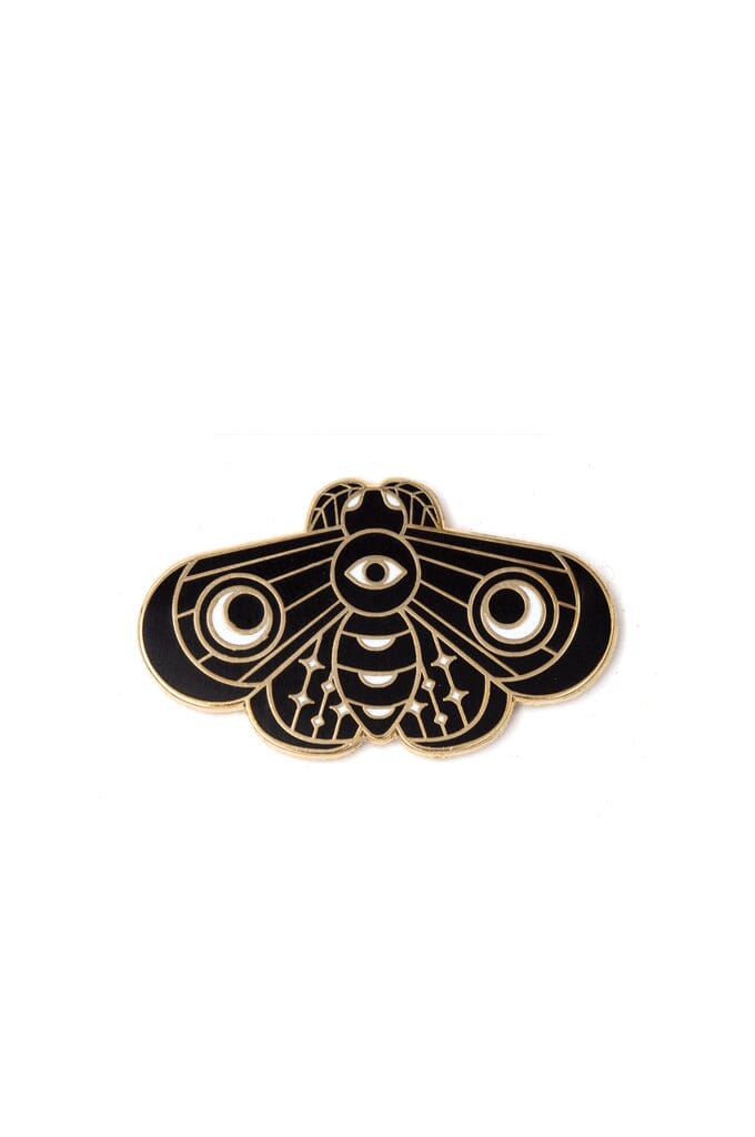 Lunar Moth Enamel Pin - Noctex - These Are Things Faire Enamel Pin