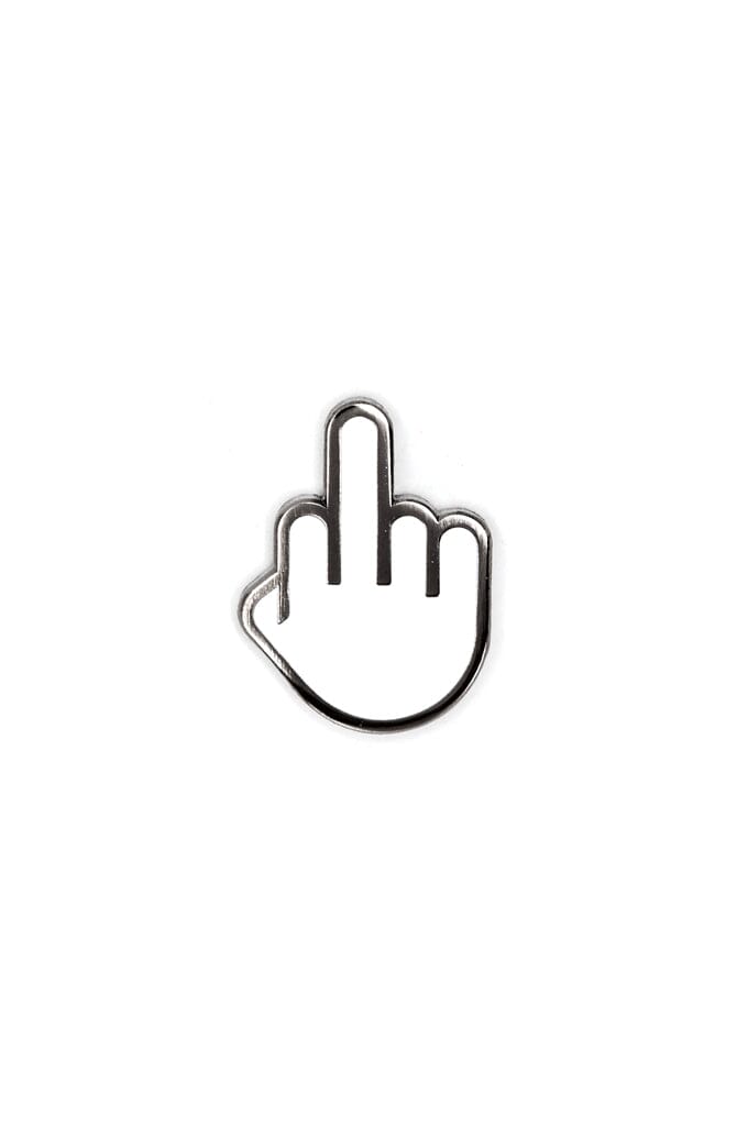 Middle Finger Enamel Pin - Noctex - These Are Things Faire Enamel Pin