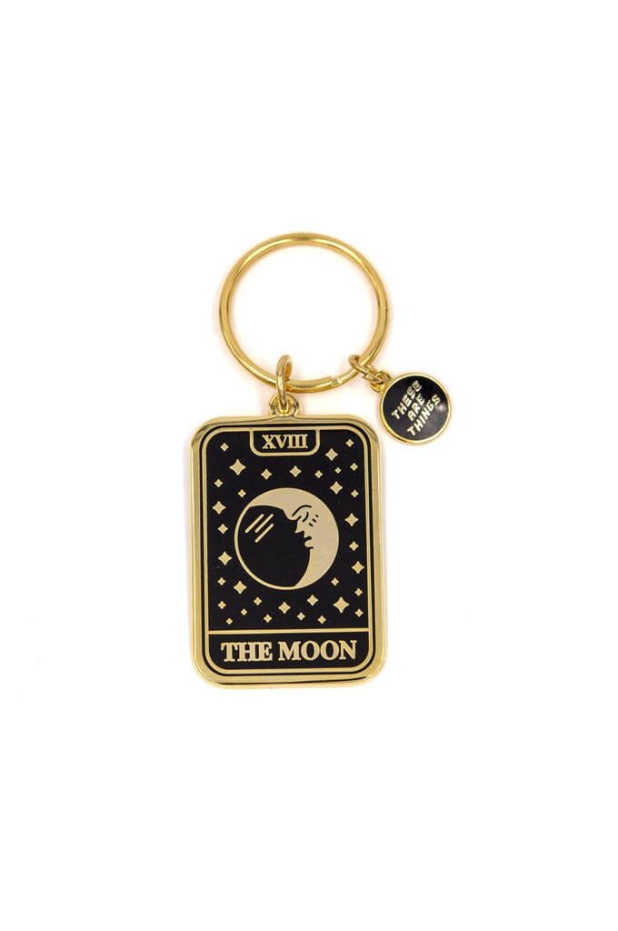 Moon Tarot Enamel Keychain - Noctex - These Are Things Faire Keychains