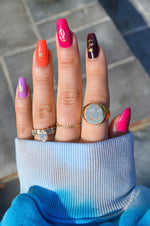 Nail Art Stickers - Art Therapy - Noctex - Deco Miami artist, california, Cruelty free, cube, dots, face, Faire, Made in USA/Canada, Matisse, modern line, nails, Picasso, primary color, Vegan