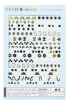 Nail Art Stickers - Checkered - Noctex - Deco Miami 60s, 90s, black, california, checkered, Cruelty free, daisy, face, Faire, floral, flower, gold, happy, leaves, Made in USA/Canada, mod, mon