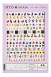 Nail Art Stickers - Hidden Hill - Noctex - Deco Miami bird cage, black-eyed susan, butterflies, butterfly, california, Cruelty free, cuckoo clock, egg, faberge egg, Faire, fig, floral, flower