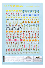 Nail Art Stickers - Picnic (Paris) - Noctex - Deco Miami baguette, basket, bee, bow, butterfly, cake, california, champagne, charcuterie, croissant, Cruelty free, daisy, Eiffel Tower, Faire, 