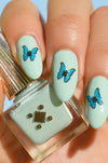 Nail Art Stickers - Sunny Side Up - Noctex - Deco Miami avocado, butterfly, california, cherry, Cruelty free, Faire, fried egg, gummy bear, Made in USA/Canada, nails, peaches, rainbow, star, 