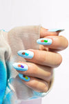 Nail Art Stickers - Sunny Side Up - Noctex - Deco Miami avocado, butterfly, california, cherry, Cruelty free, Faire, fried egg, gummy bear, Made in USA/Canada, nails, peaches, rainbow, star, 