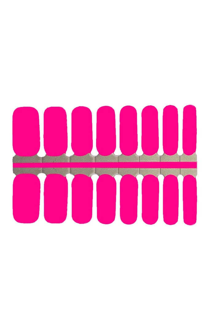 Neon Pink | Nail Wraps Nails Mailed 