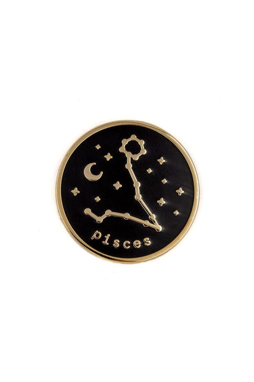Pisces Zodiac Enamel Pin - Noctex - These Are Things Faire Enamel Pin