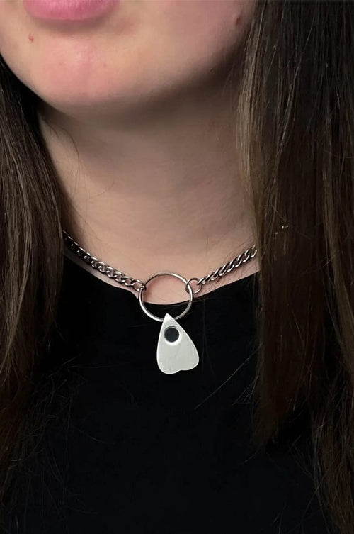 Planchette Choker - Noctex - Mysticum Luna 2022, Accessories, accessory, california, Faire, Ouija Spirit Board Gothic Necklace Necklace