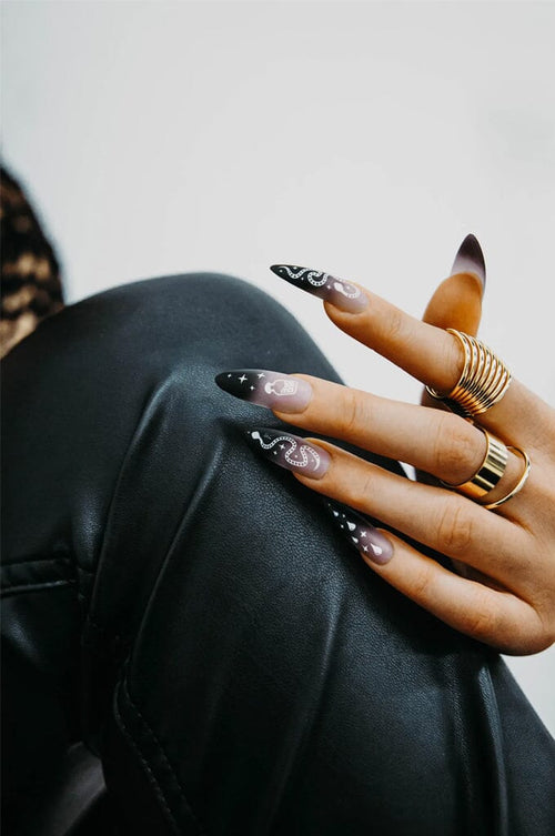 Potions - Press On Nails - Noctex - Rave Nailz california, Faire, nails, snake nails, witch, witchy Nails