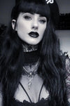 Raven Choker - Noctex - Mysticum Luna 2022, Accessories, accessory, Bird Skull Animal Gothic Necklace Jewellery, california, Faire Necklace