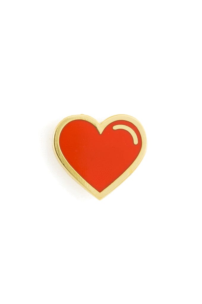 Red Heart Enamel Pin - Noctex - These Are Things Faire Enamel Pin