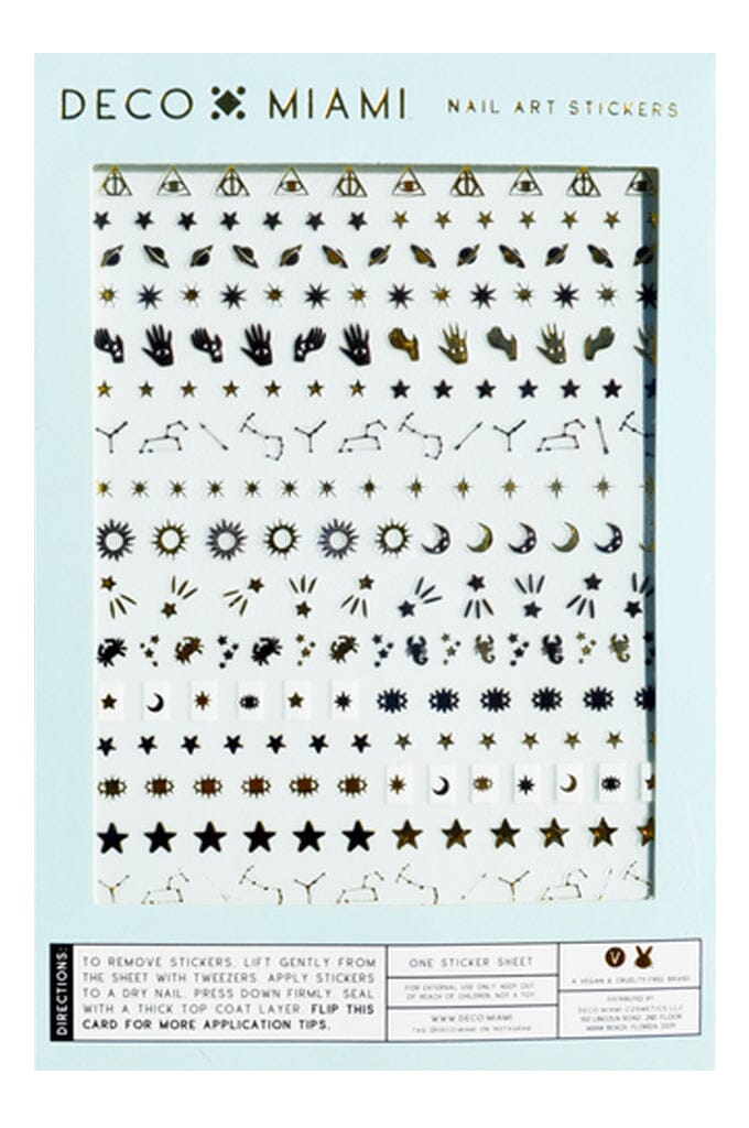 Retrograde - Nail Art Stickers - Noctex - Deco Miami astrology, beauty, cancer, constellation, Cruelty free, evil eye, Faire, horoscope, lucky eye, Made in USA/Canada, moon, nails, scorpio, s