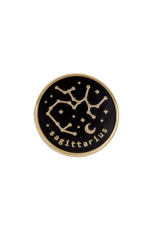 Sagittarius Zodiac Enamel Pin - Noctex - These Are Things Faire Enamel Pin