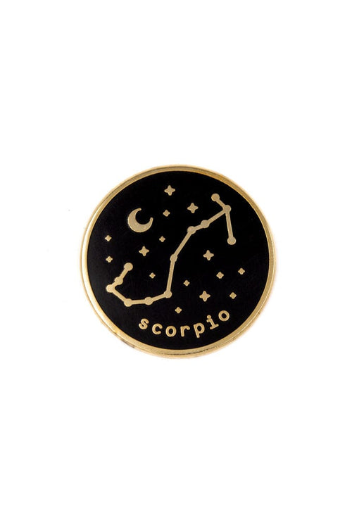 Scorpio Zodiac Enamel Pin - Noctex - These Are Things Faire Enamel Pin