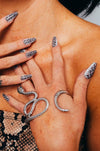 Serpent - Press On Nails - Noctex - Rave Nailz animal print, diy, Faire, snake, snakeskin Nails