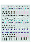 Stars In Your Eyes - Nail Art Stickers - Noctex - Deco Miami beauty, cloud, Cruelty free, evil eye, Faire, Lucky eye, Made in USA/Canada, nails, star, Turkish eye, Vegan, wink Nails