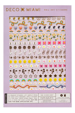 Stay Groovy - Nail Art Stickers - Noctex - Deco Miami 70s, beauty, butterfly, Cruelty free, disco ball, Faire, floral, flower, fuzzy dice, gold, hippy, Made in USA/Canada, mushroom, nails, pe