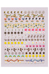 Stay Groovy - Nail Art Stickers - Noctex - Deco Miami 70s, beauty, butterfly, Cruelty free, disco ball, Faire, floral, flower, fuzzy dice, gold, hippy, Made in USA/Canada, mushroom, nails, pe