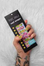 Trippin Daisies - Nail Wraps - Noctex - Rave Nailz california, daisy, diy, Faire, FLORAL, flowers, nails Nails