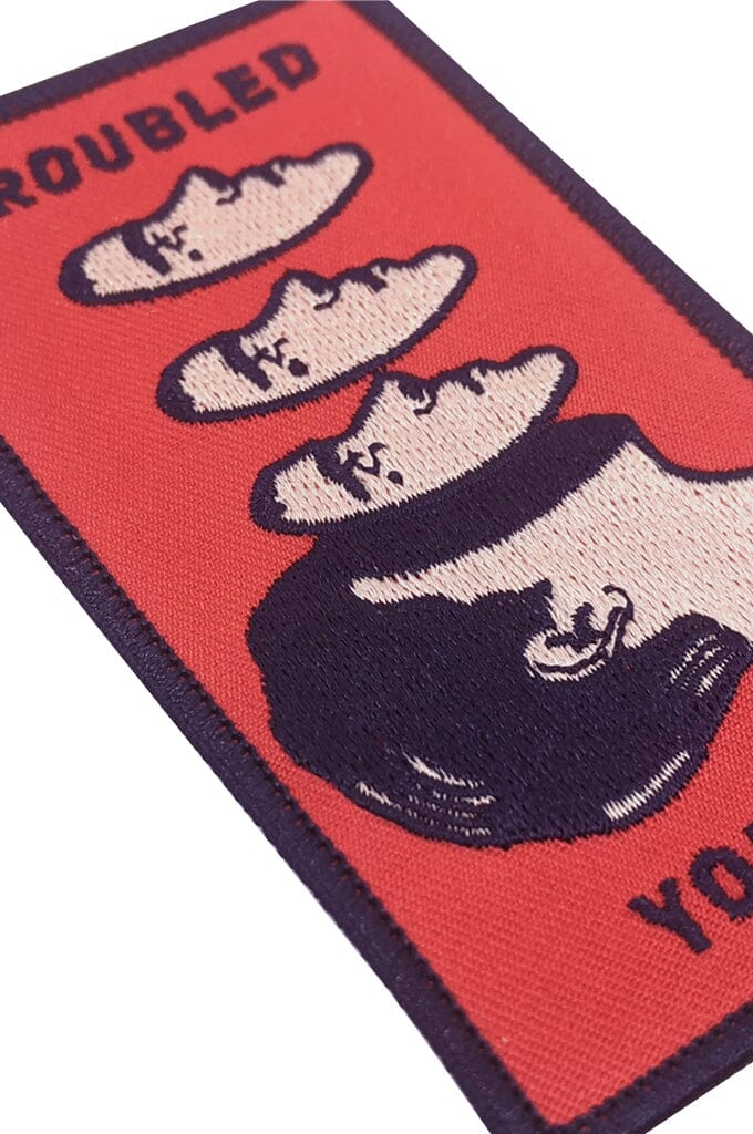 Troubled Youth Patch (4.25" tall) - Noctex - Badaboöm Studio Faire, sale20 Patches