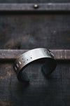 Leather And Steel Cuff 081 - Noctex - WILDHORN goth aesthetic, sale20 Bracelet