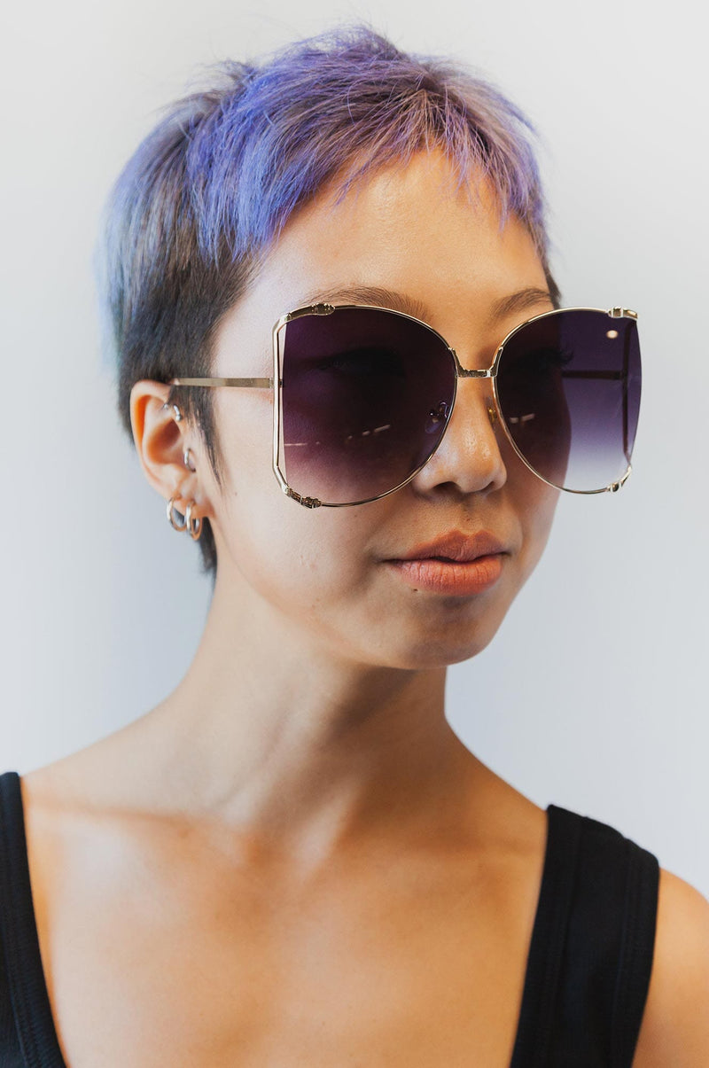 Wide Eyed Sunglasses Sunglasses NOCTEX BLACK 