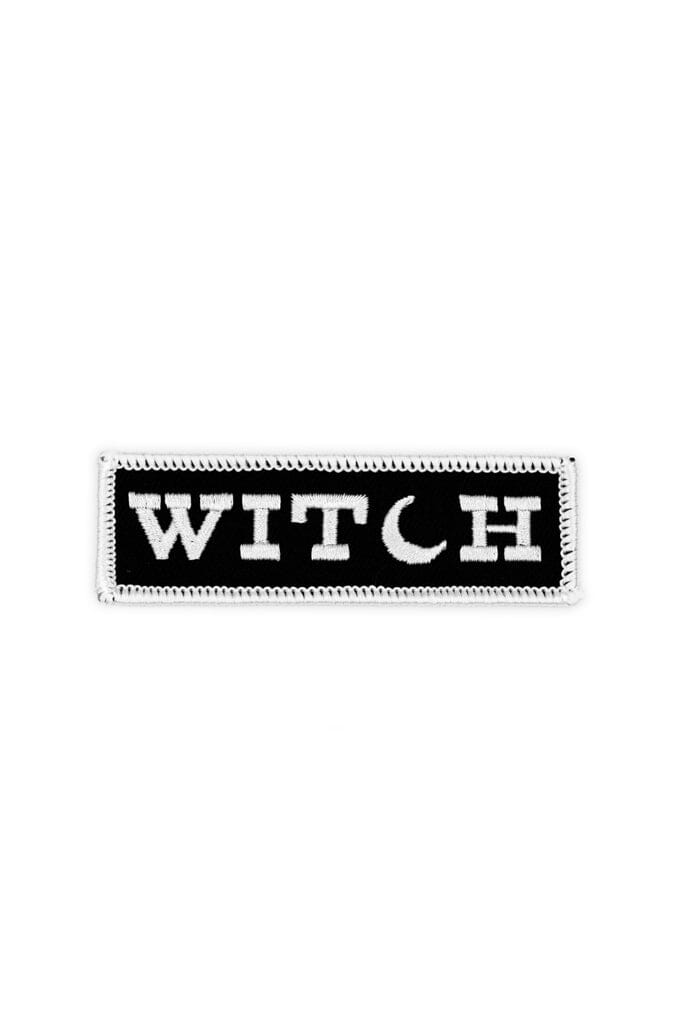 Witch Embroidered Iron-On Patch (2.5"+) - Noctex - These Are Things Faire, gothic, occult Patches