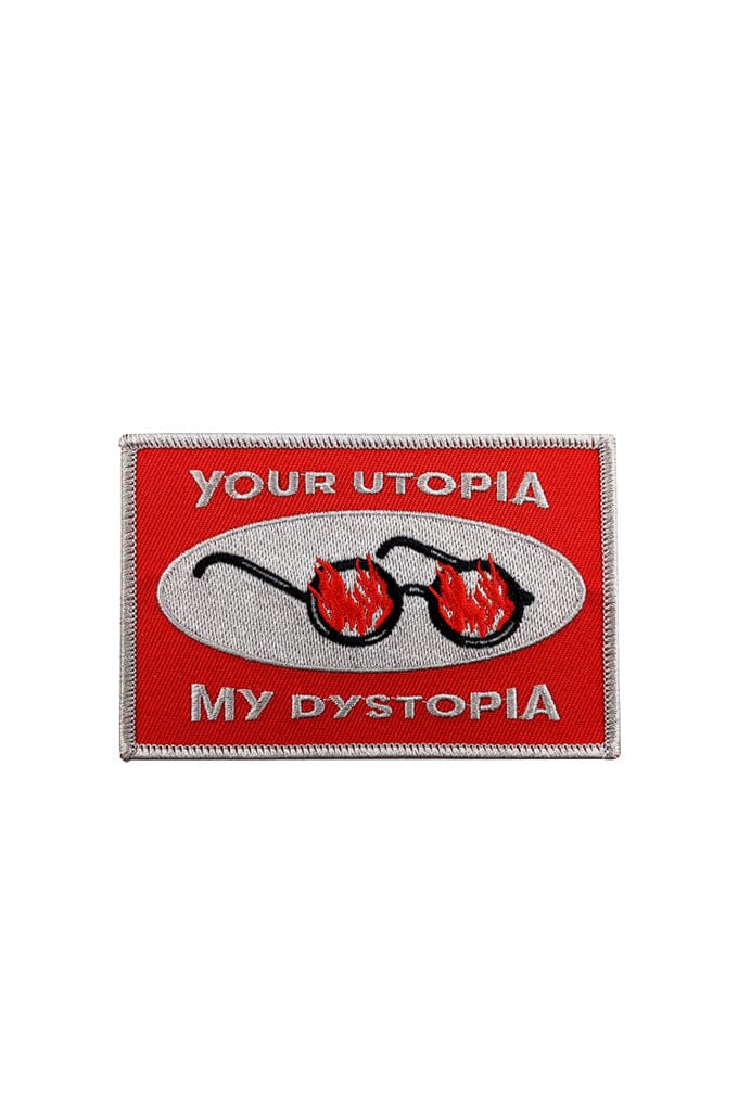 Your Utopia My Dystopia Patch (4.3" wide) - Noctex - Badaboöm Studio Faire, sale20 Patches