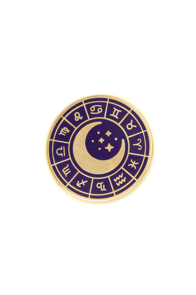 Zodiac Wheel Enamel Pin - Noctex - These Are Things Faire Enamel Pin