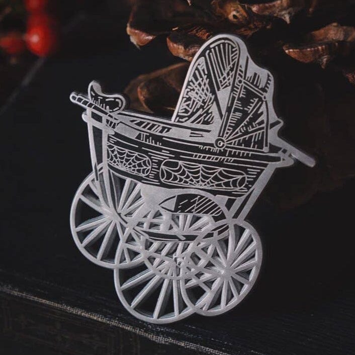 Dark Carriage Enamel Pin Enamel Pin Lively Ghosts 