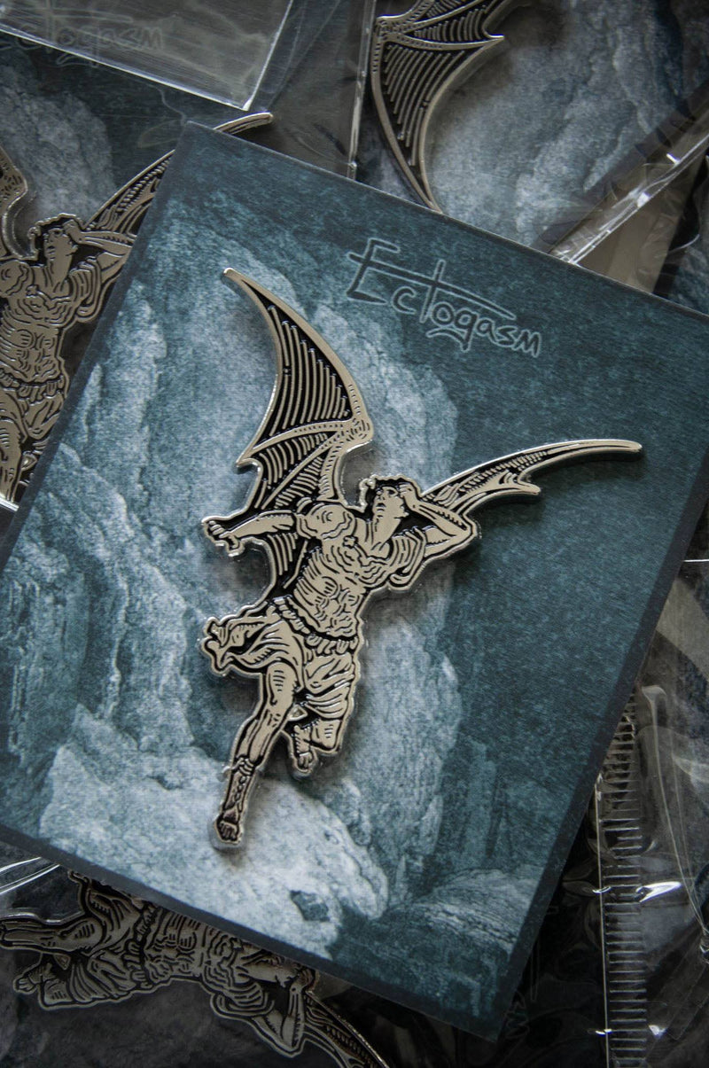Gustave Dore Lucifer Halloween Enamel Pin - Noctex - Ectogasm Faire Enamel Pin