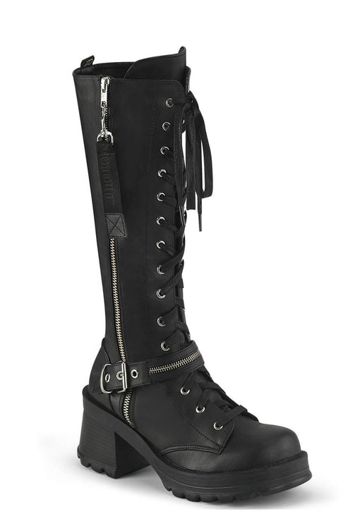 Stardust Combat Boots - Noctex - DEMONIA 10, 11, 12, 6, 7, 8, 9, boots, california, goth, gothic, lace up, punk, Vegan, y2k, y2k fashion FOOTWEAR