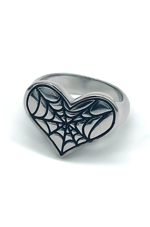 Cobweb Ring - Noctex - Mysticum Luna 2022, Accessories, accessory, california, Faire, halloween, Spider Spiderweb Gothic Jewellery Rings