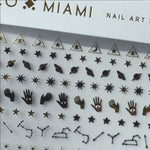 Retrograde - Nail Art Stickers