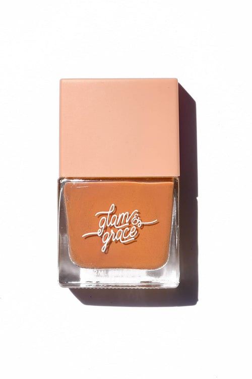 Nail Polish - Peachy Nude - Noctex - Glam & Grace beauty, Cruelty free, Faire, Made in USA/Canada, nails, Vegan Nails