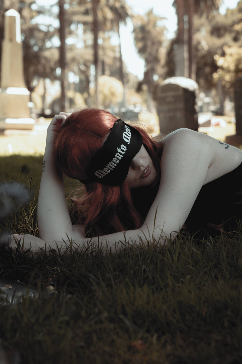 Memento Mori | Silk Sleep Mask Sleep Mask Lively Ghosts 