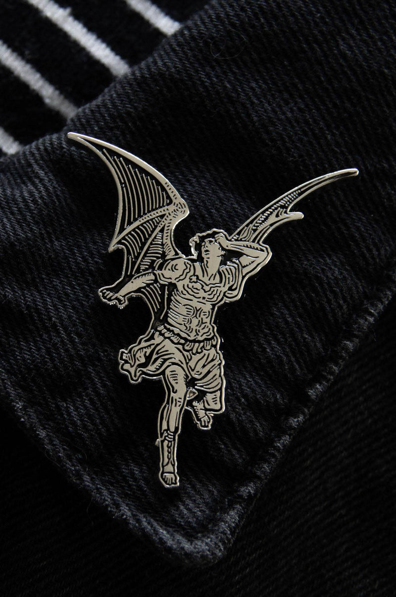 Gustave Dore Lucifer Halloween Enamel Pin - Noctex - Ectogasm Faire Enamel Pin