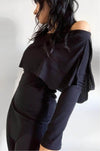 Raven Longsleeve Longsleeves NOCTEX BLACK RIB XS 