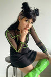 Sabrina Mesh Top Longsleeves NOCTEX 